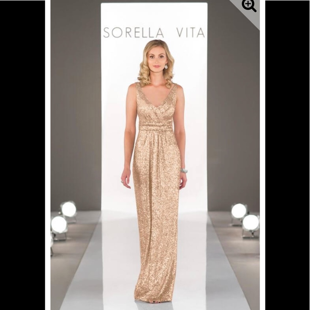 Sorella Vita Gold Sequin Dress